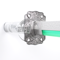 Seal Demon Tang Épée Horizontale Blanc En Bois Led Lumière Jouet Épées pour Cosplay