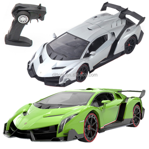 1:14 Scale <strong>Lamborghini</strong> Veneno Metal Sport <strong>Car</strong> Model 2.4G RC Racing <strong>Car</strong> 4-Channel <strong>Remote</strong> <strong>Control</strong> 20m Range Manual Door Opening - Product Image 1