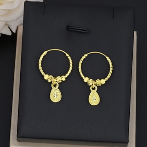 Pendientes de Aro de Moda para Mujer JXX, Nuevos, Chapados en Oro, Diseño de Corazón, Joyería de Latón, a la Moda - Product Image 4