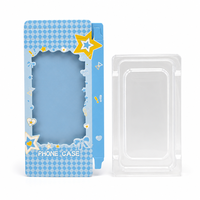 Boîte en papier Kawaii mignonne avec nœud étoile pour étui de téléphone, emballage de vente au détail personnalisé avec trou de suspension pour iPhone 18 Pro Max
