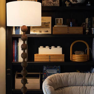 Lámpara de Pie de Estilo Medieval Francés Wabi-Sabi para la Sala de Estar, Nueva Lámpara de Mesa de Ambiente Retro Estilo Chino-Americano para el Dormitorio - Product Image 3