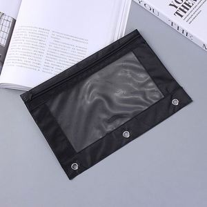 Clear Oxford Cloth Pencil Pouch 3 <b>Ring</b> <b>Binder</b> China's Office School Pen Bag for Students & Professionals - Product Image 6