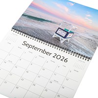 Calendrier mural en spirale personnalisé, amusant, 12 mois, calendrier à feuillets, OEM ODM pour la décoration de la maison et du bureau, cadeau de Nouvel An, vente en gros