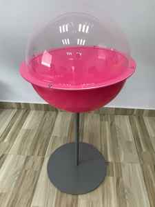 Soportes metálicos de cúpula acrílica de último diseño para tienda minorista, solución de exhibición publicitaria para producto de escaparate, madera plástica - Product Image 5