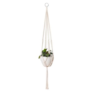 Set Moderno di Supporti per Piante in <span class=keywords><strong>Corda</strong></span> di Cotone per Interni ed Esterni - Porta Vasi Sospesi Ecologici - Product Image 3
