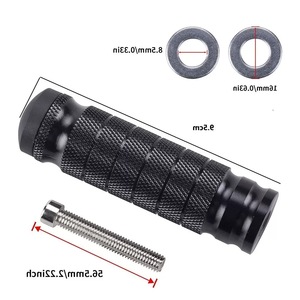 Reposapiés Anchos y Extendidos Antideslizantes para ATV, Go Kart, <span class=keywords><strong>Cuatrimoto</strong></span>, Mecanizados por CNC, Color Amarillo - Product Image 2