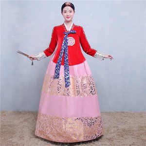 Ropa Coreana <span class=keywords><strong>para</strong></span> <span class=keywords><strong>Mujer</strong></span>, Traje Tradicional Multicolor, Hanbok, Vestido <span class=keywords><strong>de</strong></span> Danza con Lentejuelas <span class=keywords><strong>para</strong></span> Fiesta <span class=keywords><strong>de</strong></span> <span class=keywords><strong>Año</strong></span> Nuevo - Product Image 3