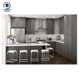 Prima <span class=keywords><strong>George</strong></span> Group <span class=keywords><strong>George</strong></span> American Shaker Cuisine Ensemble de placards en contreplaqué laqué moderne Armoires de cuisine en bois - Product Image 5