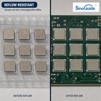 CF020-2 Peredam Gelombang Kain di Atas Busa Pelindung FOF EMI Shielding Gasket untuk Panel I/O Peralatan Jaringan LCD Plasma TV Server