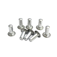 Rivets aveugles en acier inoxydable bon marché, zingués, à tête bouton OEM pour l'assemblage de manches de couteaux