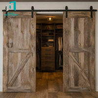 Heavy Duty Timber Room Door Reliable Connection Structure for Large Scale Commercial Building Interior Works