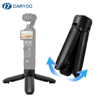 Mini trépied et poignée pour support de bureau à dépliage automatique et poignée avec vis 1/4" pour Insta360 GoPro/caméra/accessoires numériques