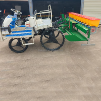 Semoir de précision multifonctionnel à 10 rangs pour riz avec espacement et profondeur de semis réglables