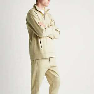 Venta al por mayor logotipo personalizado bordado 100 algodón de alta calidad cremallera ocio deporte sudadera francés polar sudaderas con capucha de bolsillo para Unisex - Product Image 6