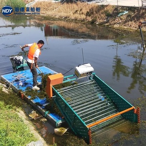 เรือขุดดูดพืชใต้น้ำระบบไฮดรอลิกสำหรับงานทำความสะอาดทะเลสาบและแม่น้ำ - Product Image 4