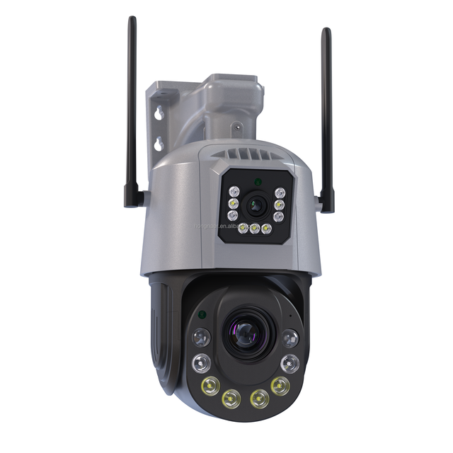 Hongnaer 8MP 50X Optical Zoom Night Vision Wireless IP Camera ICSee 4K Dual Lens PTZ Outdoor WiFi Security CCTV Network Camera