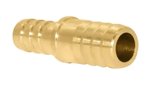 1/2" To 3/8" ID Brass Hose Barb Reducer CNC Barb Fitting Reducer