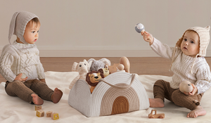 حقيبة الحفاضات المحمولة للحفاضات العملية منظم العلبة منظم السيارة تصميم أنيق سلال حفاضات القطن حبل - Product Image 3