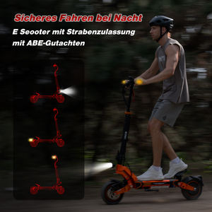 Patinete Eléctrico Urbano D7 con Certificación CE, Almacén en Europa, 48V 500W, Motor sin Escobillas, Aleación de Aluminio Ligera, LED, Plegable, Impermeable, 150kg - Product Image 6