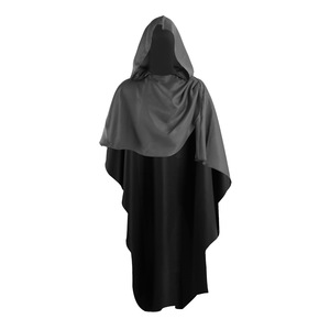 Túnica con Capucha <span class=keywords><strong>de</strong></span> Mago Medieval, Capa <span class=keywords><strong>de</strong></span> Cosplay para Halloween, <span class=keywords><strong>Disfraz</strong></span> <span class=keywords><strong>de</strong></span> Mago y <span class=keywords><strong>Hechicero</strong></span> para Representaciones Escénicas - Product Image 2