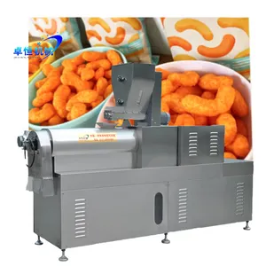 Hot Selling Twin screw extruder prices puffed corn chips snacks food making machine puff snack food extruder machines