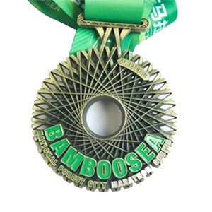 Regalo feliz Logotipo grabado personalizado de fábrica Diseño 3D Deporte Metal Taekwondo Maratón Medallas Trofeos Moda antigua Cruz Anime - Product Image 3
