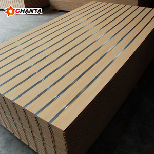 Linyi Chất lượng cao fibreboards Trắng melamine <span class=keywords><strong>MDF</strong></span> <span class=keywords><strong>HDF</strong></span> Board 3mm 6mm 12mm 15mm 18mm rãnh tấm thiết kế cho đồ nội thất hiện đại E1 - Product Image 1