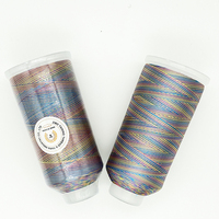 Benang Bordir Rayon Viscose 100% Multi Warna 120d/2 4000m untuk Mesin Bordir Komputer