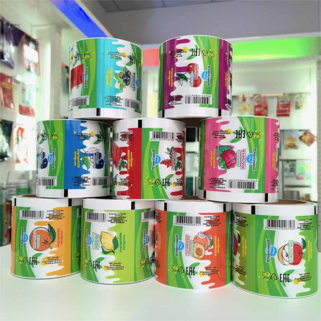 Best Selling Colorful Laminated Packaging Film Roll Wholesale Printed Eco Friendly Food Plastic Film Roll Stock