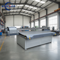 Nouvelle imprimante à plat UV hybride automatique, machine à encre UV de haute qualité et de précision, 2500x1300mm pour l'impression sur verre et sur cartes