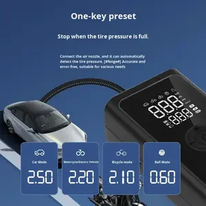 Regalos IStapromo Bomba de inflado inalámbrica para automóvil, bomba de inflado de emergencia multifuncional para neumáticos - Product Image 6