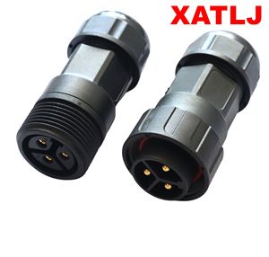 Xatlj M25 Loạt 2 + + 9 -Core Nam Nữ Nhanh Chóng Khóa Kết Nối Không Thấm Nước 5A CE ETL UL9V-0 Nylon Cho Năng Lượng Mặt Trời Hệ Thống Điện - Product Image 3