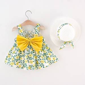 Mysweeby Venta al por Mayor, Nueva Colección de Ropa Infantil de Verano, Vestidos Casuales sin Mangas con Estampado de Puntos para Niñas - Product Image 5