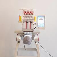 Nouvelle machine à coudre informatisée à tête unique pour l'entrepreneuriat à faible coût, moteur servo Dahao, 9/12/15 aiguilles pour T-shirts et casquettes