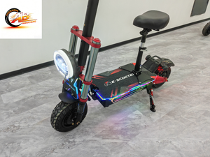Scooter Plegable de Alta Potencia a Prueba de Agua, Motor 2x3000W, Batería de Litio, Neumático de 11 Pulgadas, 45 Grados de Inclinación para Carretera y Terreno Todoterreno - Product Image 4