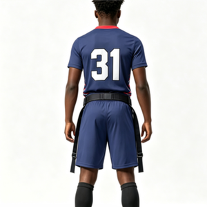 Jersey Flag Football Profesional 7v7, Pakaian Flag Football Warna-warni untuk Remaja - Product Image 4