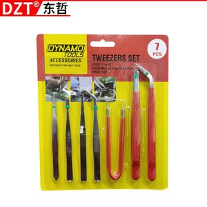 Dzt Tweezers Set 7 Pcs <b>Precision</b> <b>Tools</b> For Electronics Repair And Mobile Phone Assembly - Product Image 1
