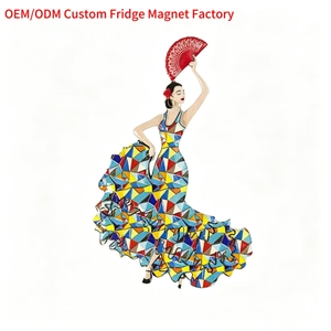 Imán <span class=keywords><strong>de</strong></span> Refrigerador Personalizado con Bailarina <span class=keywords><strong>de</strong></span> Flamenco Española, Resina 3D, Adhesivo Decorativo para Refrigerador con Diseño <span class=keywords><strong>de</strong></span> Dama Española, Regalo <span class=keywords><strong>de</strong></span> Viaje - Product Image 1