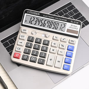 Calculadora Electrónica Citizen EL-2136 de 12 Dígitos, Alimentada por Energía Solar, Calculadora Financiera de Oficina, Doble Fuente de Alimentación - Product Image 4