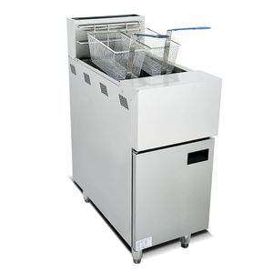 Freidora Eléctrica Vertical de un Solo Tanque con Doble Pantalla y Tubo Plano - Product Image 5