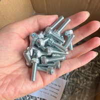 Vis de sécurité M5 en acier au carbone de qualité supérieure, à tête hexagonale avec poteau, pour appareils de sécurité domestique intelligents