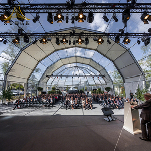 Carpa de Arco de Aluminio Personalizada Grande para Exteriores, Carpa Transparente para Eventos y Fiestas - Product Image 1