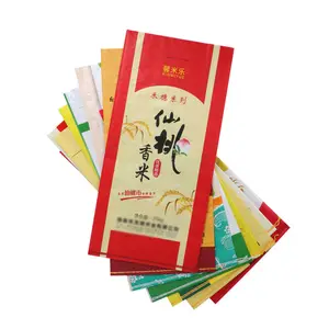 Farbdruck kunden spezifische PP Reis chemisches Material Verbund gewebte Tasche kunden spezifische Grobkorn mehl gewebte Beutel