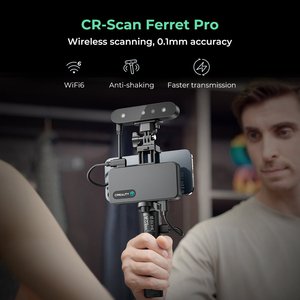 Creality CR-Scan Ferret Pro 24-Bit Full Color <b>3D</b> 0.1mm High Accuracy Portable Pocket for <b>Printer</b> Modeling - Product Image 2