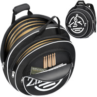 Échantillon gratuit Sac de batterie de snare en coton simple couche 12-14 pouces Ensemble de sacs Double bandoulière Sangle télescopique pour le dos Sac de batterie d'instrument