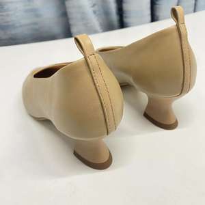 Zapatos de Vestir para Mujer 100% Cuero Vacuno de Primera Calidad, Plantilla de Piel de Oveja, Tacón de 5cm, Zapatos de Oficina para Reuniones de Negocios, Personalización de Logotipo de Fábrica - Product Image 4