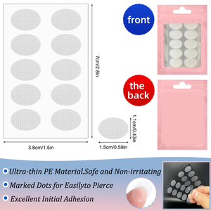 Protezione per lobi auricolari in Silicone Premium-supporto per orecchini ipoallergenici per Piercing post-cura che protegge il lobo dell'orecchio - Product Image 5