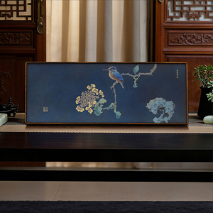 Qionghua Cuiniao Nouvelle décoration de bureau chinoise, décoration de bureau, salon de thé, art zen, ouverture pour déménagement professionnel, objets décoratifs - Product Image 1