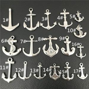 จี้รูปสมอเรือสแตนเลสสำหรับทำเครื่องประดับ DIY อุปกรณ์เสริมสำหรับสร้อยข้อมือ ขายส่ง - Product Image 4
