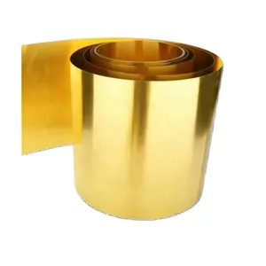 Nhà Máy Bán Hàng Trực Tiếp C2700 C2680 C2600 Brass Băng/Cuộn Dây/Dải H80 H90 0.1-3Mm Brass Cuộn Cho Trang Trí